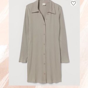 Ribbed long sleeve dress from HM. Worn once. Size Medium